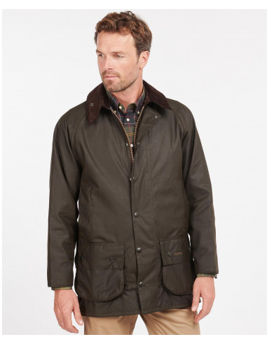 Barbour Classic Beaufort Wax Jkt Olive | Holmgrens Jakt och Fritid