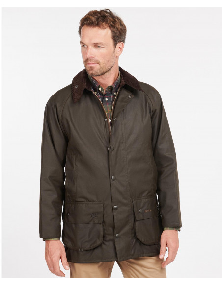 Barbour Classic Beaufort Wax Jkt Olive | Holmgrens Jakt och Fritid