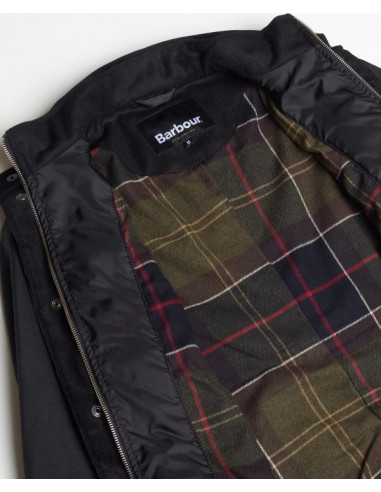 Barbour Ogston Wax Jacket Black