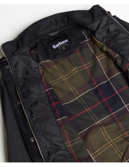 Barbour Ogston Wax Jacket Black
