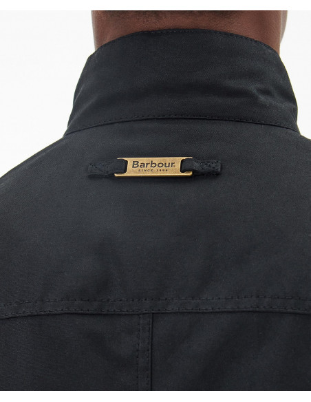 Barbour Ogston Wax Jacket Black