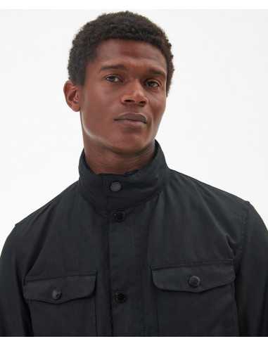 Barbour Ogston Wax Jacket Black