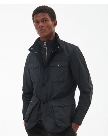 Barbour Ogston Wax Jacket Black | Holmgrens Jakt och Fritid