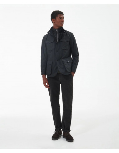Barbour Ogston Wax Jacket Black