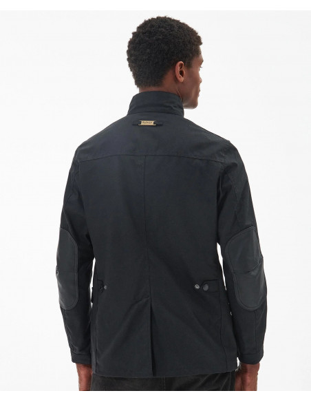 Barbour Ogston Wax Jacket Black