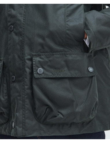 Barbour Long Beadnell Wax Jacket Navy