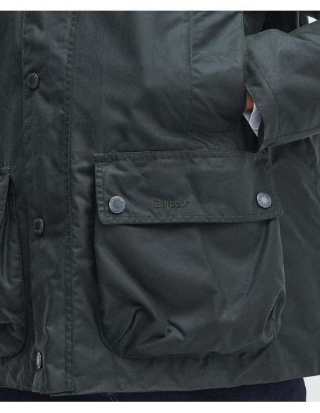 Barbour Long Beadnell Wax Jacket Navy