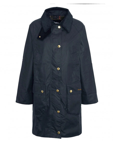 Barbour Long Beadnell Wax Jacket Navy | Holmgrens Jakt och Fritid