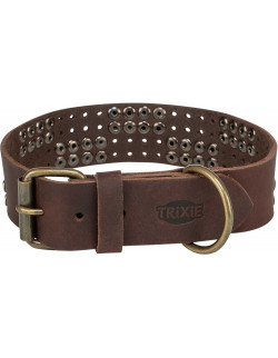 Rustic råläderhalsband m nitar 40 mm brett | Holmgrens Jakt och Fritid 2