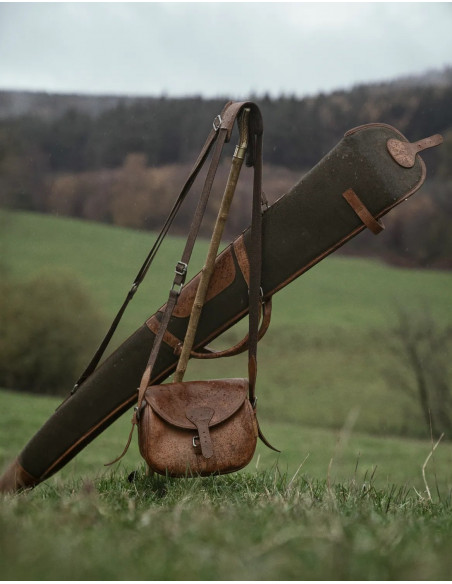 Härkila Retrieve vapenfodral canvas/läder 135 cm