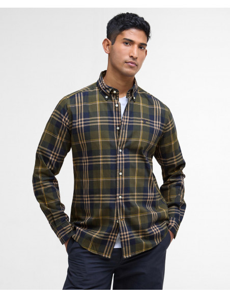 Barbour Edgar TF Shirt Olive | Holmgrens Jakt och Fritid