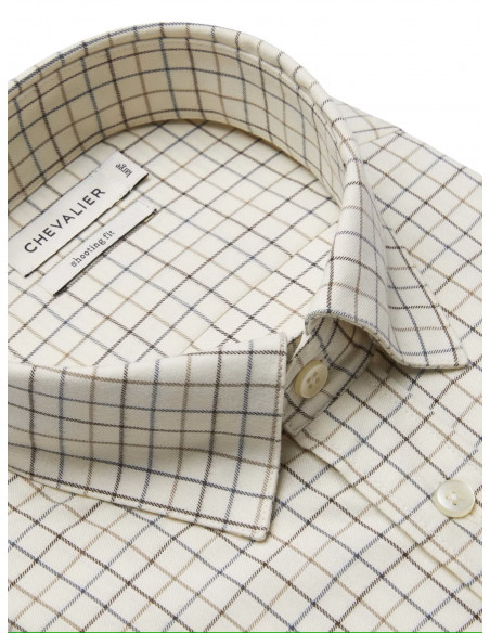 Chevalier Luton Shirt Blue Tattersall