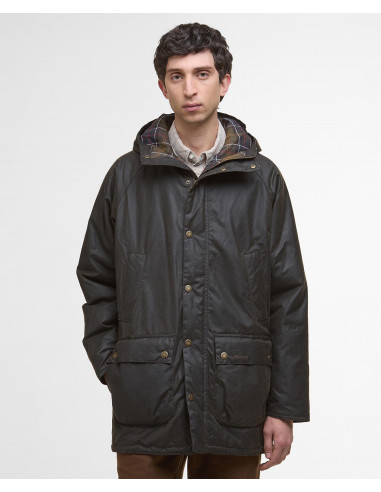 Barbour Bedale Waxed Parka Olive | Holmgrens Jakt och Fritid