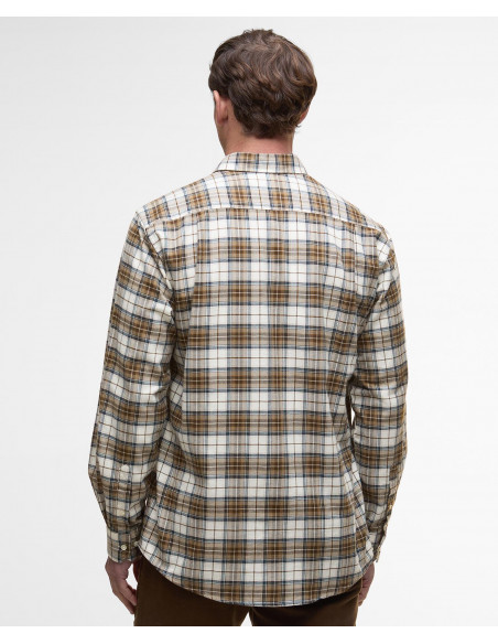 Barbour Telfield Shirt Stone Regular Fit