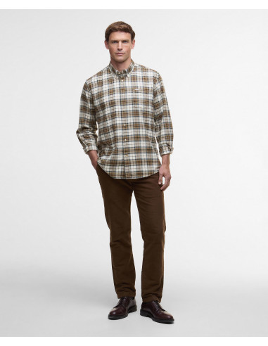 Barbour Telfield Shirt Stone Regular Fit