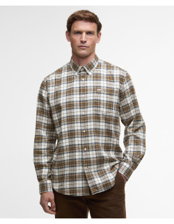 Barbour Telfield Shirt Stone Regular Fit | Holmgrens Jakt och Fritid
