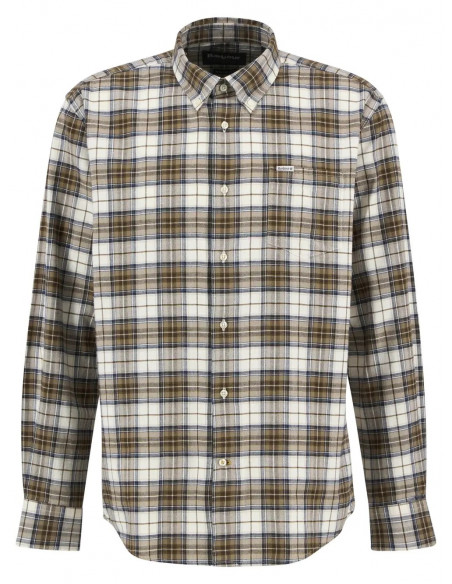 Barbour Telfield Shirt Stone Regular Fit | Holmgrens Jakt och Fritid