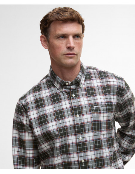 Barbour Telfield Shirt Regular Fit Olive