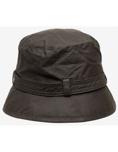Barbour Kelso Wax Hat Belt Olive