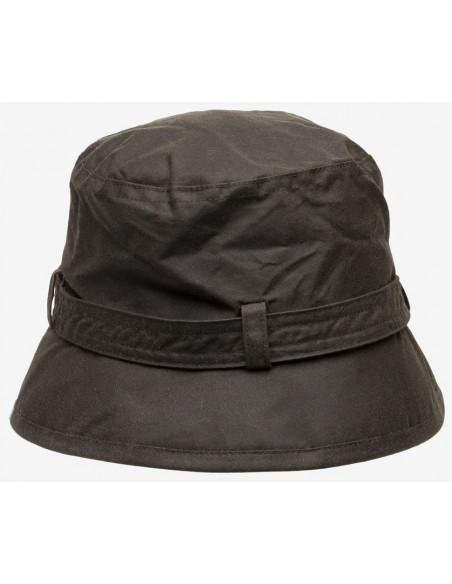 Barbour Kelso Wax Hat Belt Olive