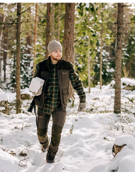 Pinewood Abisko Vest Suede Brown