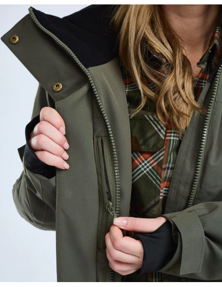 Pinewood Wilda Padded Parka Green