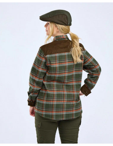 Pinewood Prestwick Shirt Green/Burned...