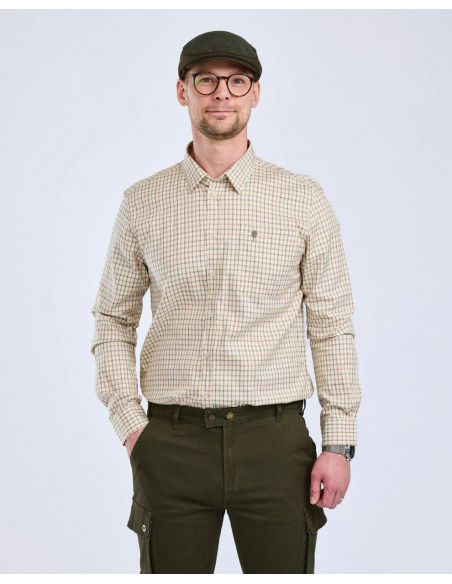 Pinewood Nydala Grouse Shirt Off White | Holmgrens Jakt och Fritid