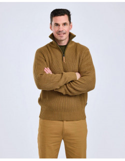 Pinewood Philip Knitted Sweater Sandstone | Holmgrens Jakt och Fritid 2
