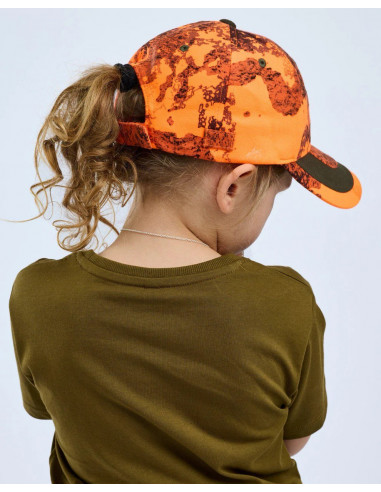 Pinewood Camo Kid Cap Strata Blaze