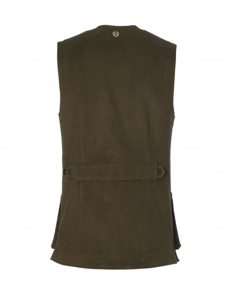 Chevalier Preston Moleskin Vest Forest Green
