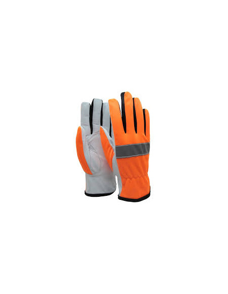 Skyddshandske Getskinn Orange m Reflex | Holmgrens Jakt o Fritid |