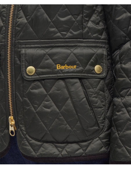 Barbour Fitted Beadnell Quilted Jacket Olive