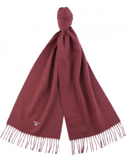 Barbour Plain Lambswool Scarf Port Red | Holmgrens Jakt och Fritid
