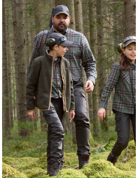 Chevalier Teal Light Flannel Shirt Hemlock