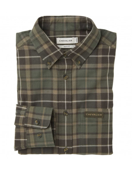 Chevalier Teal Light Flannel Shirt Hemlock