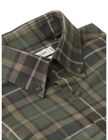 Chevalier Teal Light Flannel Shirt...