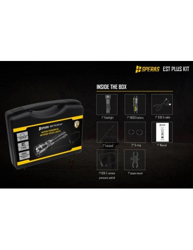 Speras EST PLUS KIT Eftersökslampa...