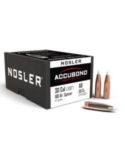 Nosler AccuBond Cal. 30 180gr 50st | Holmgrens Jakt och Fritid |